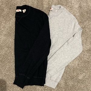 Levi brand pullover sweaters. Lightly worn.